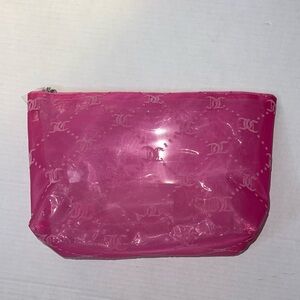 Juicy Couture Vibrant Pink Cosmetic Bag